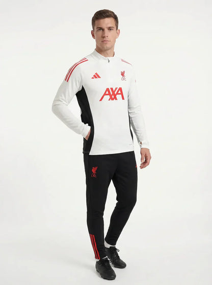 2025/2026 LIVERPOOL WHITE AND BLACK X RED TRACKSUIT