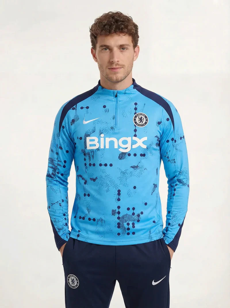 CHELSEA DARK AND LIGHT BLUE TRACKSUIT