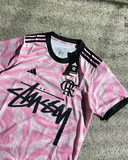STUSSY X “FLAMENGO” JERSEY - PINK
