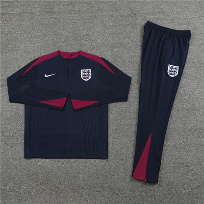 ENGLAND DARK BLUE AND RED TRACKSUIT