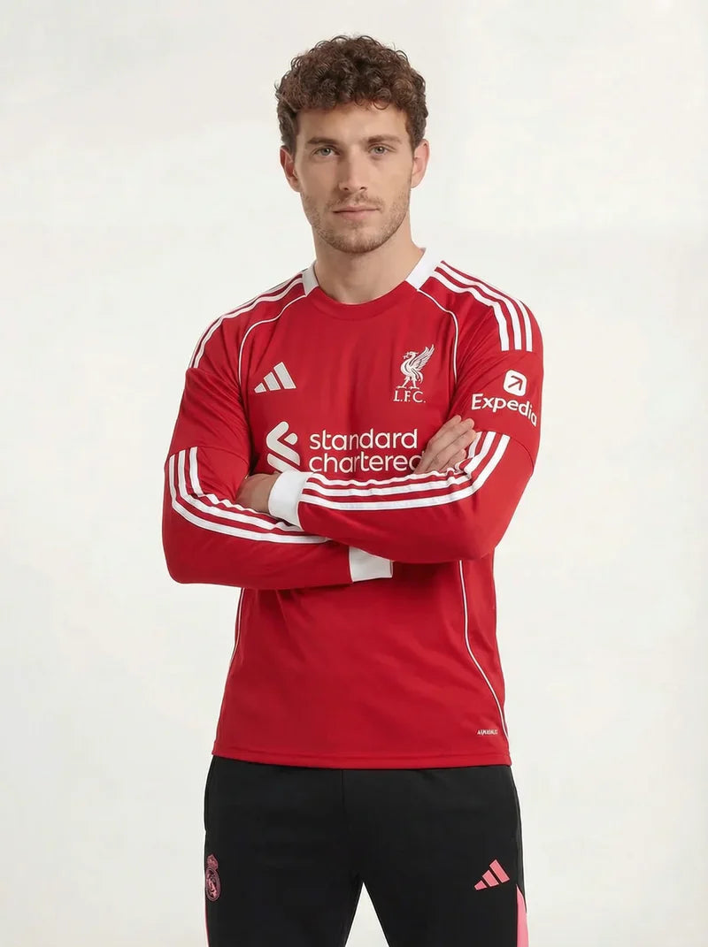 LIVERPOOL FC 2025/26 LONG SLEEVE HOME SHIRT