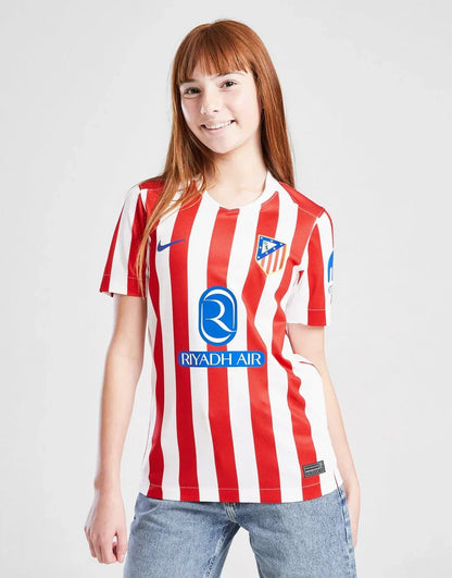 ATLETICO MADRID 2025/26 HOME SHIRT JUNIOR