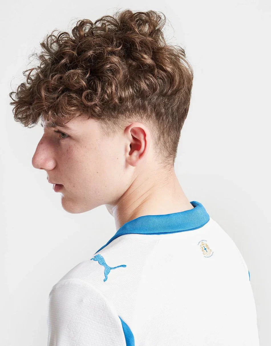 OLYMPIQUE MARSEILLE 2025/26 HOME SHIRT JUNIOR