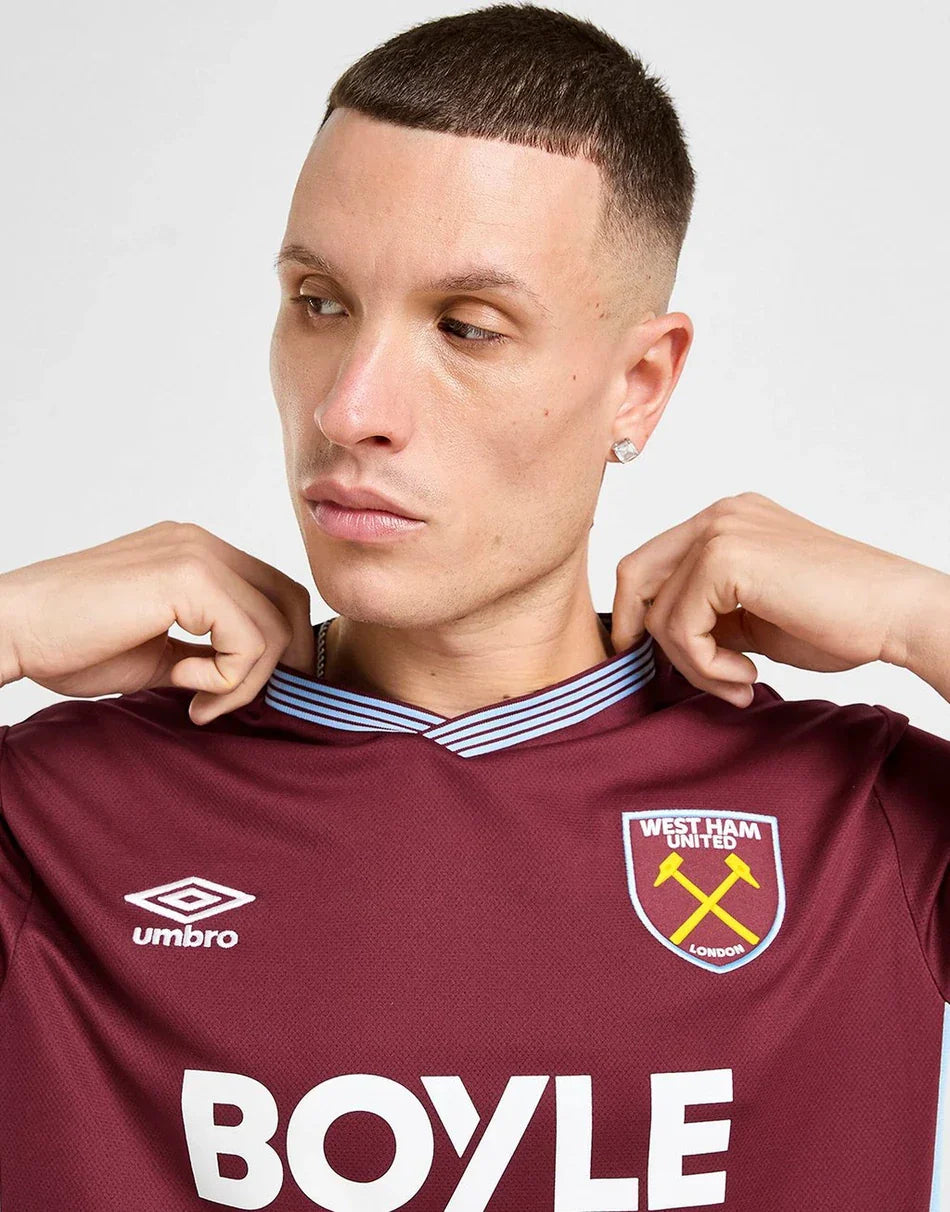 WEST HAM UNITED FC 2025/26 HOME SHIRT